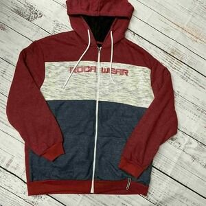 Rocawear 2XL Black Sherpa Lined Hoodie Jacket Soft Warm Menswear